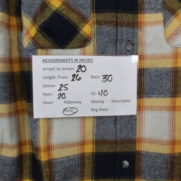 NEW STOIC Flannel Plaid Long Sleeve Shirt Size S - Picture 10 of 10